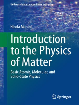 cover image of Introduction to the Physics of Matter